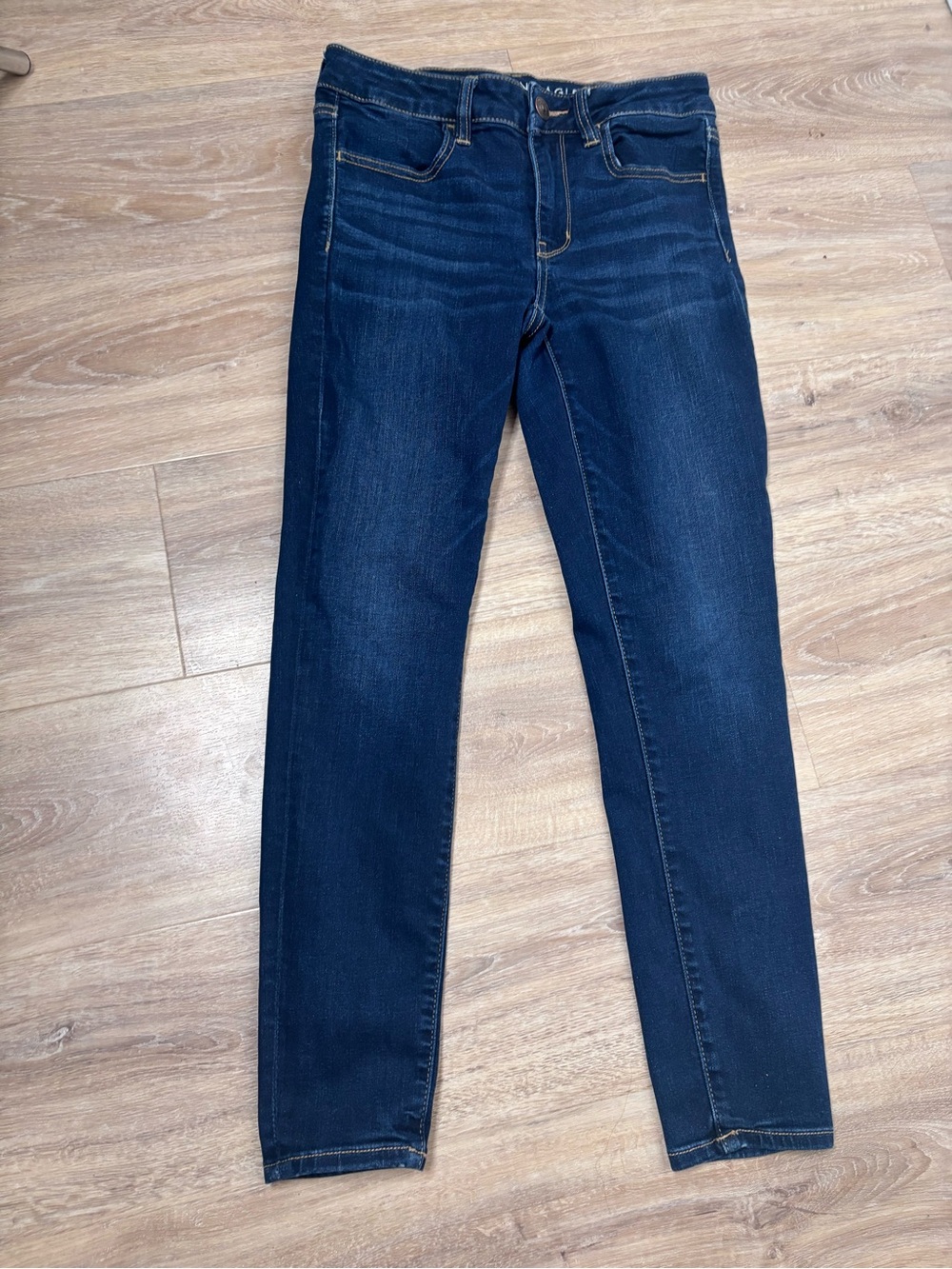 American Eagle Dark Wash Jegging Jeans 6 short
